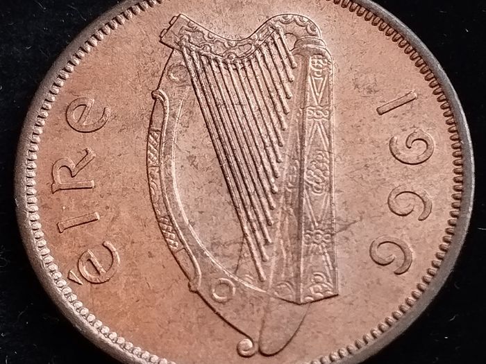 Ireland - 1966 - Half Penny - Sow - UNC - KM.10 - [2028]