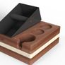 4 In 1 Espresso Knock Box and Tamp Station, Espresso Accessories Organizer for 58MM Coffee Tamper, Distributor and Portafiler, Made of Natural High-Density Wood with Four Anti-Slip Pads Image 2
