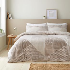 Catherine Lansfield Reversible Double Duvet Cover Set