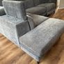 L shaped one recliner sofa Image 5