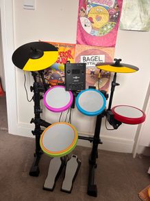 Gear4Music Junior electronic drum kit with headphones & instructions