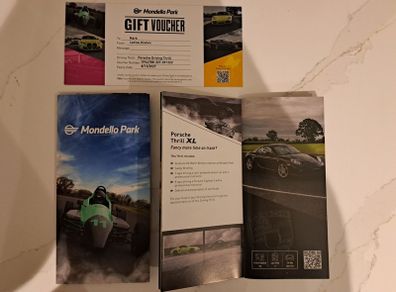 Mondello park gift voucher