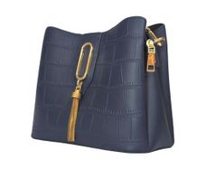Faux Leather Croc Effect Bucket Bag - BRAND NEW