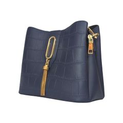 Faux Leather Croc Effect Bucket Bag - BRAND NEW