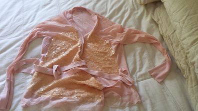 Regine Pink Wraparound Top