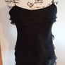 Size 10 Black Layered Style Cami Top Image 2