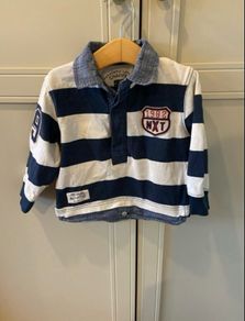 Next long sleeve rugby style top 12- 18