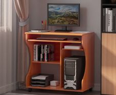 Multi Storage Compact Work Desk, with Wheels