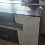 Bed frame matress and side console Image 9
