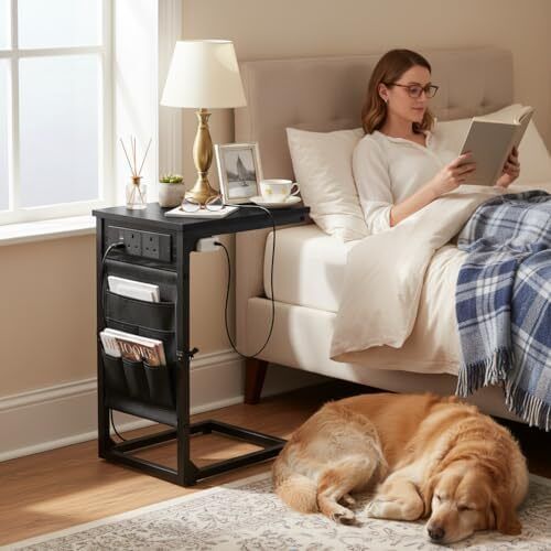 C-Shaped Side Table