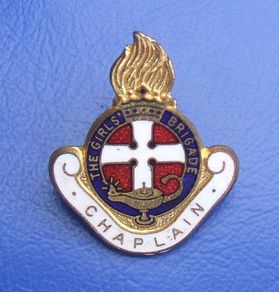 The Girls' Brigade Chaplain - a scarce enamel badge (c.1960s)