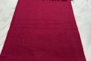 Patrick Francis Pure Cashmere Burgundy Scarf with Fringe detail