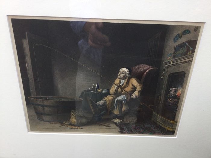 Art - Vintage Coloured Engraving ( H. Beckwith )