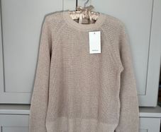 Designer brand Inwear cotton and linen jumper in a beige colour BRAND NEW WITH TAGS