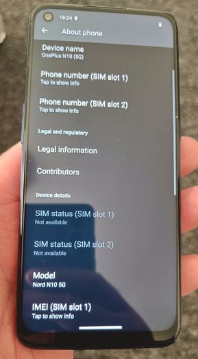 OnePlus N10 5g   iodeOS