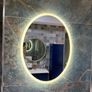 EX Display Tavistock Aster Oval LED bathroom mirror Image 4