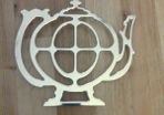 Tea Pot Trivet \ Silverplated
