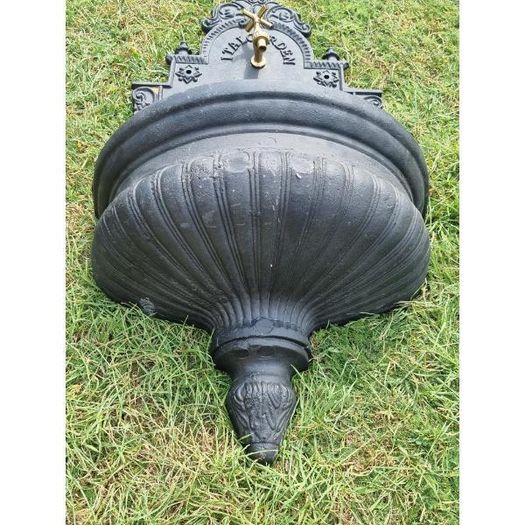 Wall Mounted Tap Cast Iron Black CH-R-020