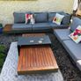 Modular outdoor sofa and coffee table Image 2
