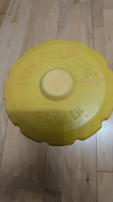 Yellow Weight Barbell 4KG