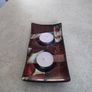 Lovely Double Tealight candle holders dish. Image 8