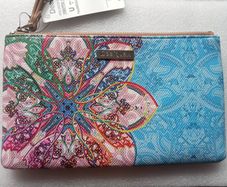 New Desigual Card Wallet Wristlet Bag