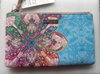 New Desigual Card Wallet Wristlet Bag