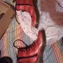 Dr Martens 1460 glitter geranium red, uk2 Image 6