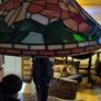 Field Poppy Tiffany Table Lamp Image 7
