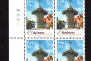 2008 Ireland 50th Anniversary of the Tidy Towns Competition Commemorative Stamp Plate Block 1A1A1A1A Mint Never Hinged (MNH)