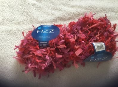 Sirdar fizz yarn red pink