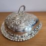 Vintage English silver plate butter dish Image 8