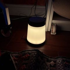 alarm clock gradient lights and bird sounds