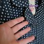 Swing style coat, NAVY Polka dot by NEXT age 11/12 Image 5