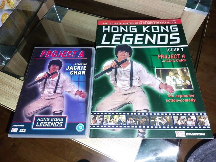 collection of Hong Kong Legend DVDs and magazine