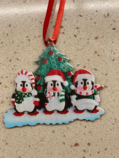 Christmas tree decorations / 4 styles / can be personalised