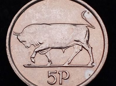 Ireland - 2000 - 5 Pence - Bull - UNC - KM.28 - [2586]