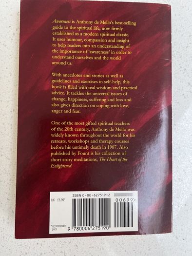 Awareness by Anthony De Mello - paperback