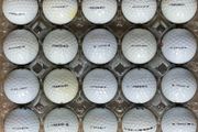 20 used  Bridgestone Tour B grade B golf balls