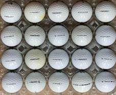 20 used  Bridgestone Tour B grade B golf balls