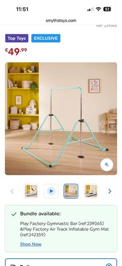 Kids Gymnastics Bar