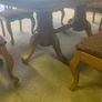Oak dining table & 6 chairs Image 10