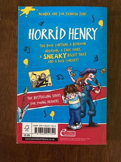 horrid henry rock star