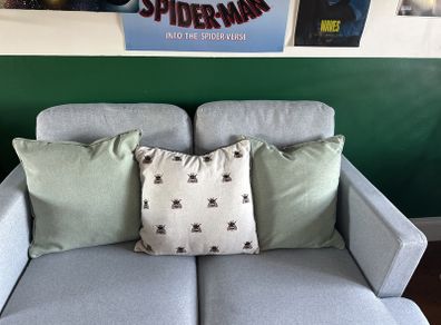 M&S Bee Cushion & Matching Sage Green Cushions (3 Pack)
