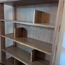 Modern mid-century style large wooden bookcase Image 3