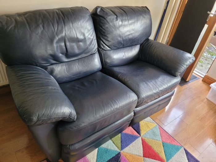 Leather Recliner - 2 seater and 1 seater set