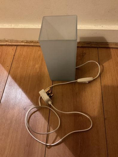 Glass table lamp 10x10x22cm