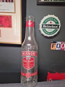 Giant plastic smirnorf bottle
