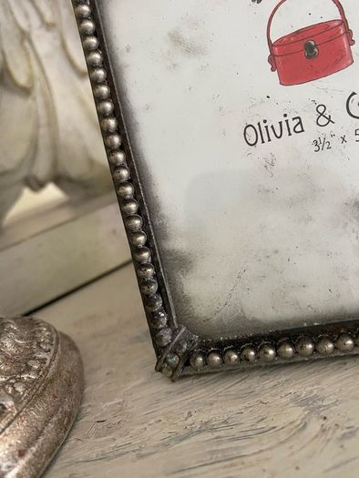 ShabbyChic Frame and Candle Holder