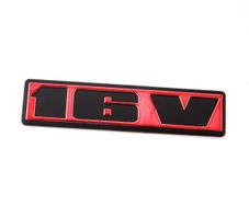 ABS Red 16 Rear Auto Badge Emblem for Volkswagen Golf POLO Corrado CADDY MK2